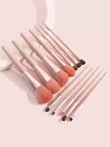 Flat & Angled Makeup Brush,Brush Set,Makeup Brush Kit,Make Up Brush Set,Make Up Set Complete,Makeup Brush Set,Complete Makeup Kit,Brush Kit,Brushes Makeup Set,Makeup Gift Set,Set - Pink - View 1
