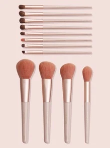 Flat & Angled Makeup Brush,Brush Set,Makeup Brush Kit,Make Up Brush Set,Make Up Set Complete,Makeup Brush Set,Complete Makeup Kit,Brush Kit,Brushes Makeup Set,Makeup Gift Set,Set - Pink - View 2