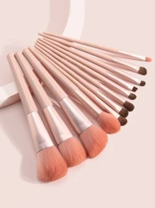 Flat & Angled Makeup Brush,Brush Set,Makeup Brush Kit,Make Up Brush Set,Make Up Set Complete,Makeup Brush Set,Complete Makeup Kit,Brush Kit,Brushes Makeup Set,Makeup Gift Set,Set - Pink - View 3