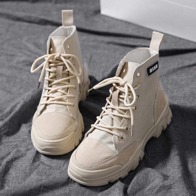 

Lace Up Hiking Boots, Beige