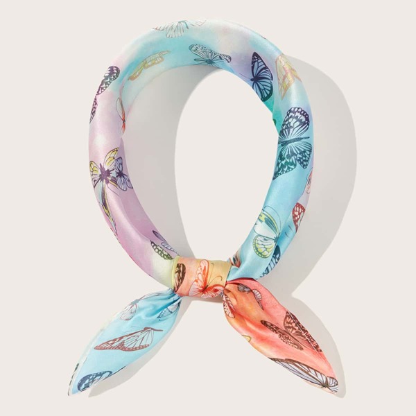 

Butterfly Pattern Bandana, Multicolor