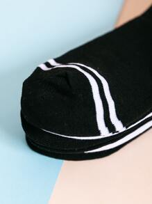 5 pares calcetines de hombres con letra - Multicolor - Ver 4