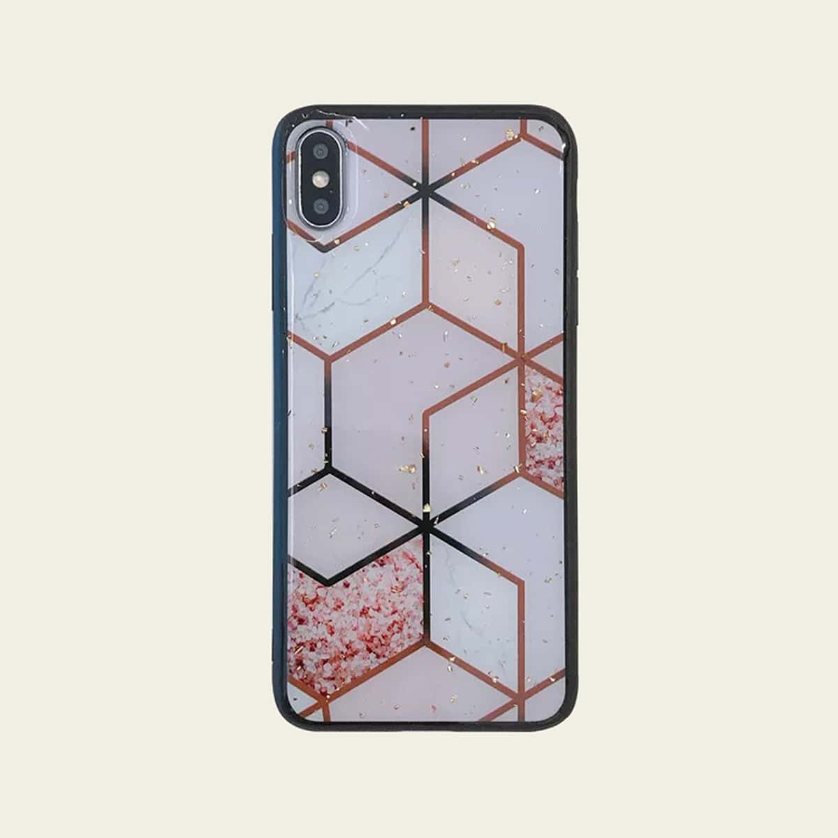 

Glitter Geo iPhone Case, Multicolor