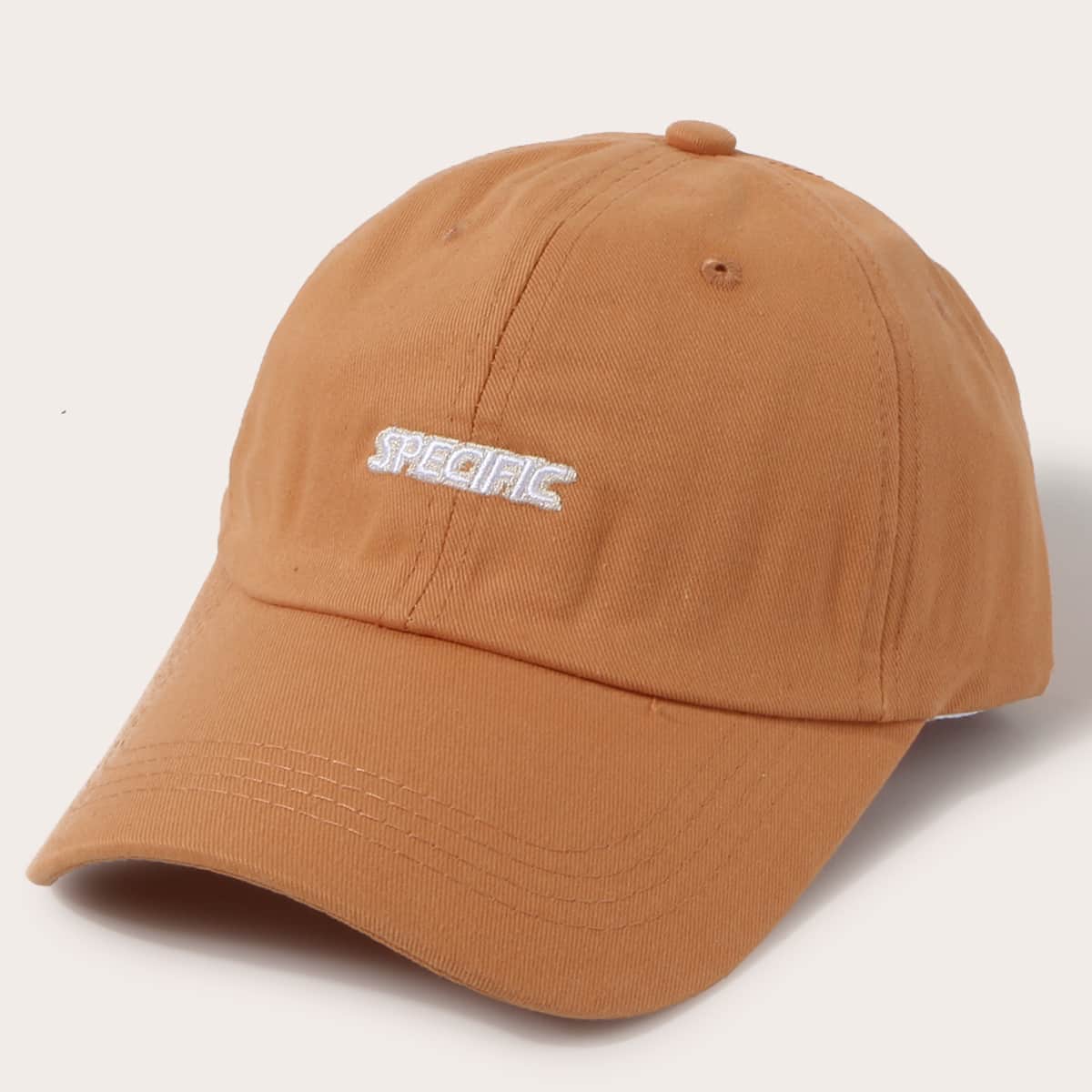 

Guys Letter Embroidered Baseball Cap, Orange