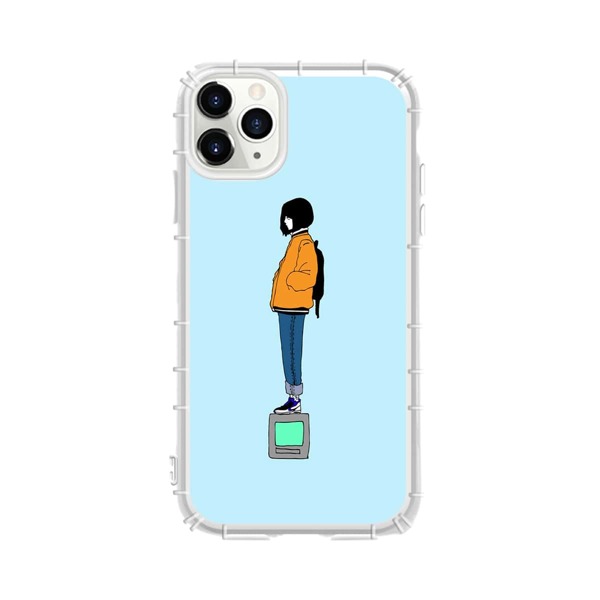 

1шт чехол для iPhone с принтом девочки, Многоцветный