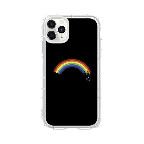 

1pc Rainbow iPhone Case, Multicolor
