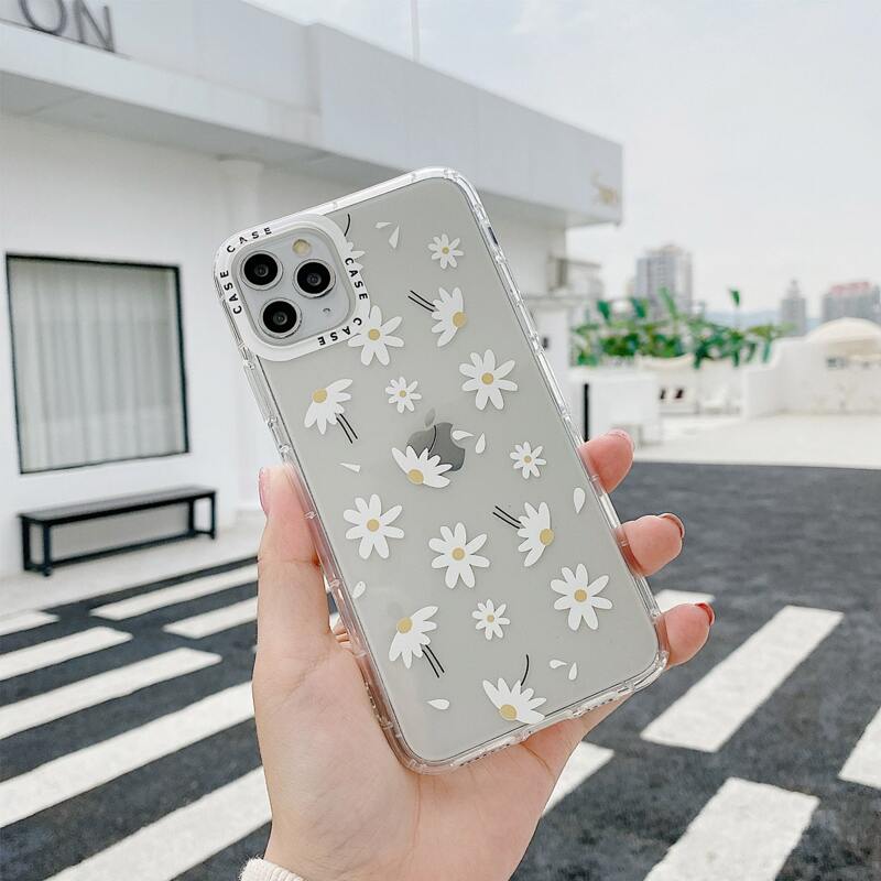 

Floral Clear iPhone Case