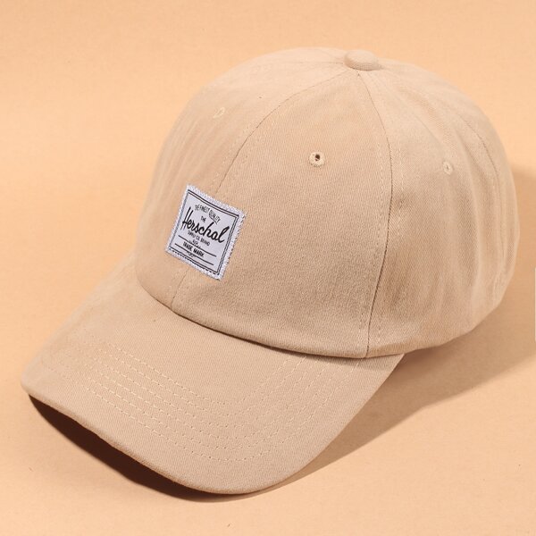 

Letter Patch Baseball Cap, Khaki