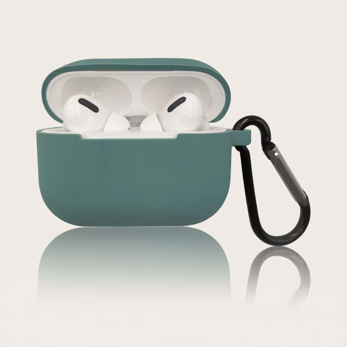 

1pc Solid  Case, Green