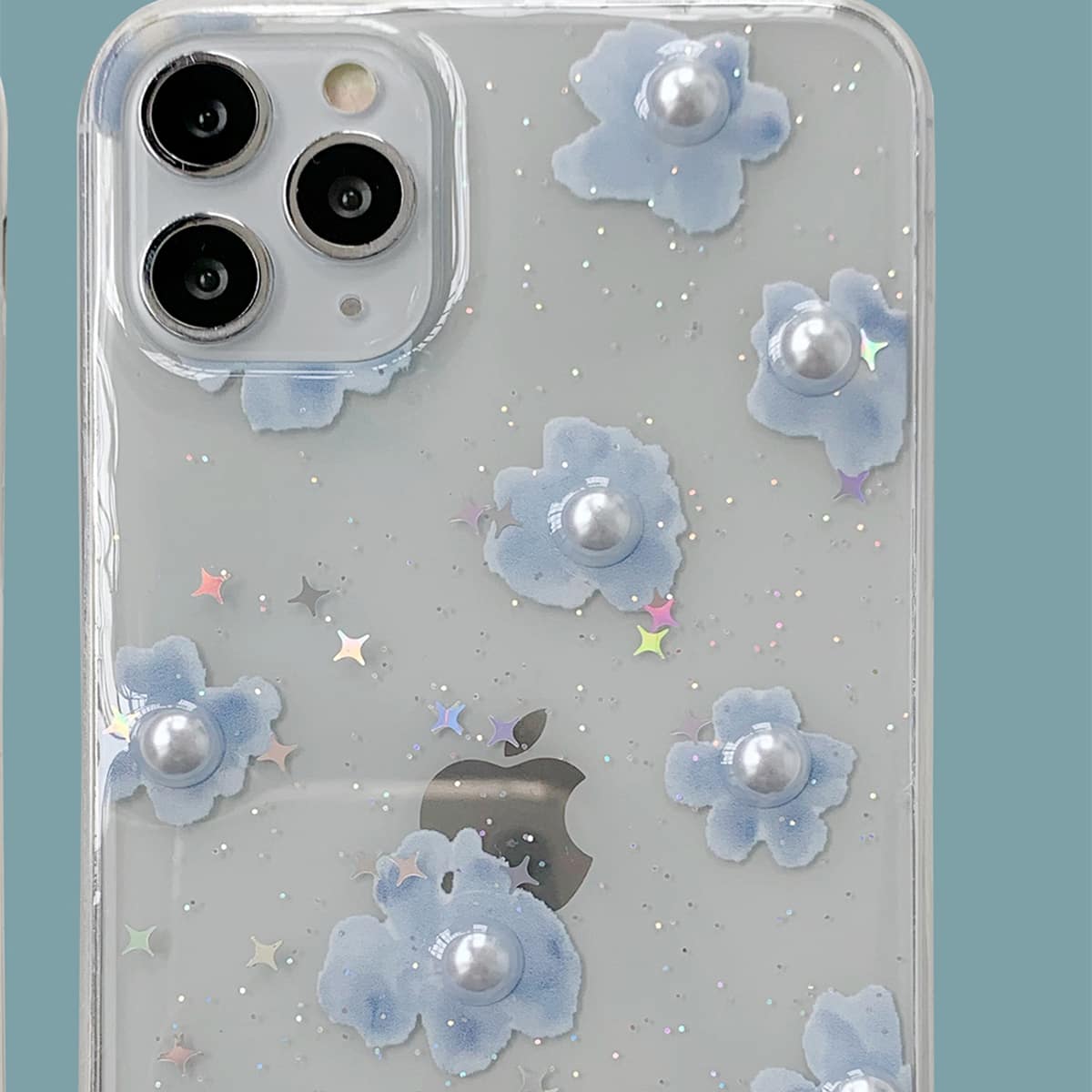 

Faux Pearl Clear iPhone Case