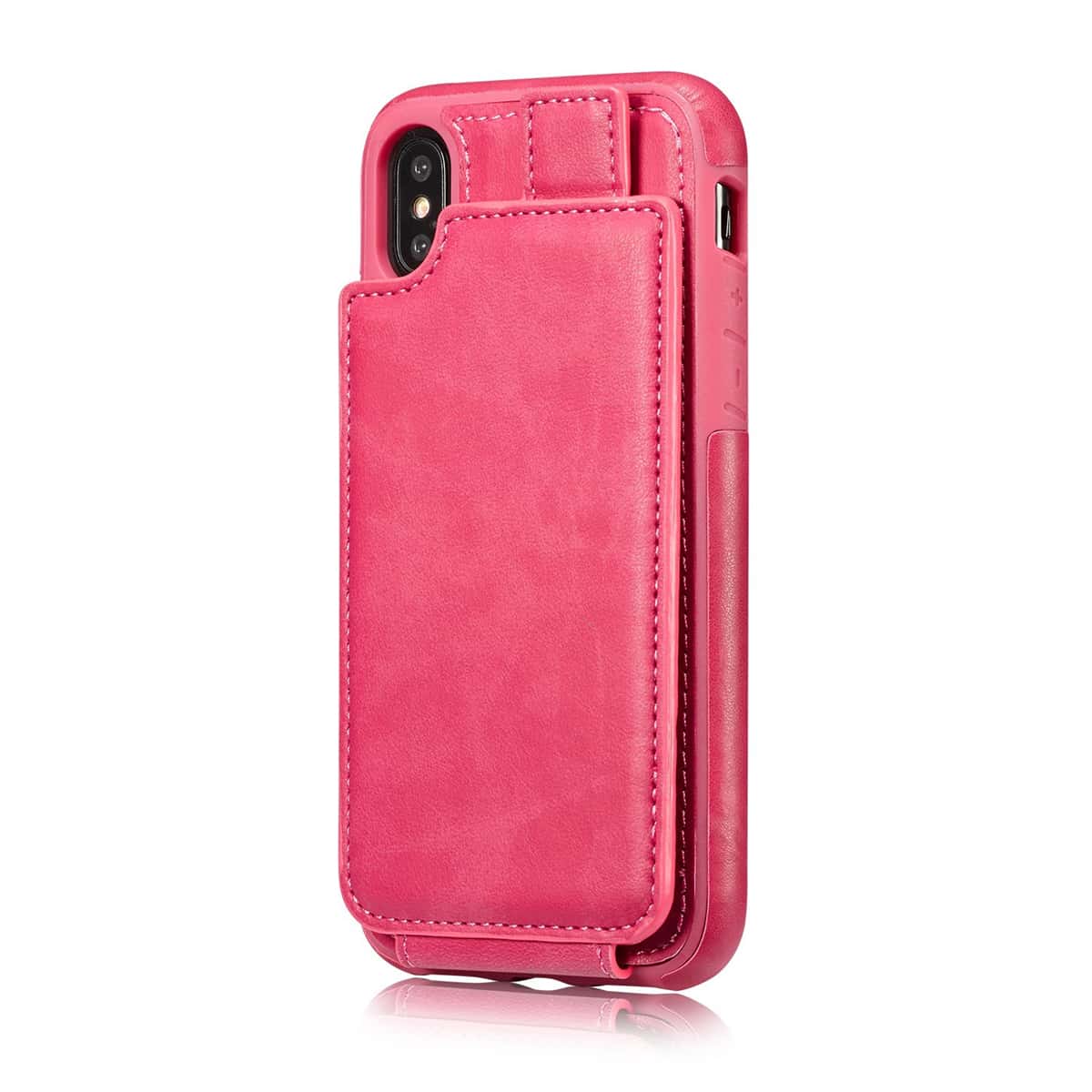 

Solid iPhone Case & Card Pouch, Pink