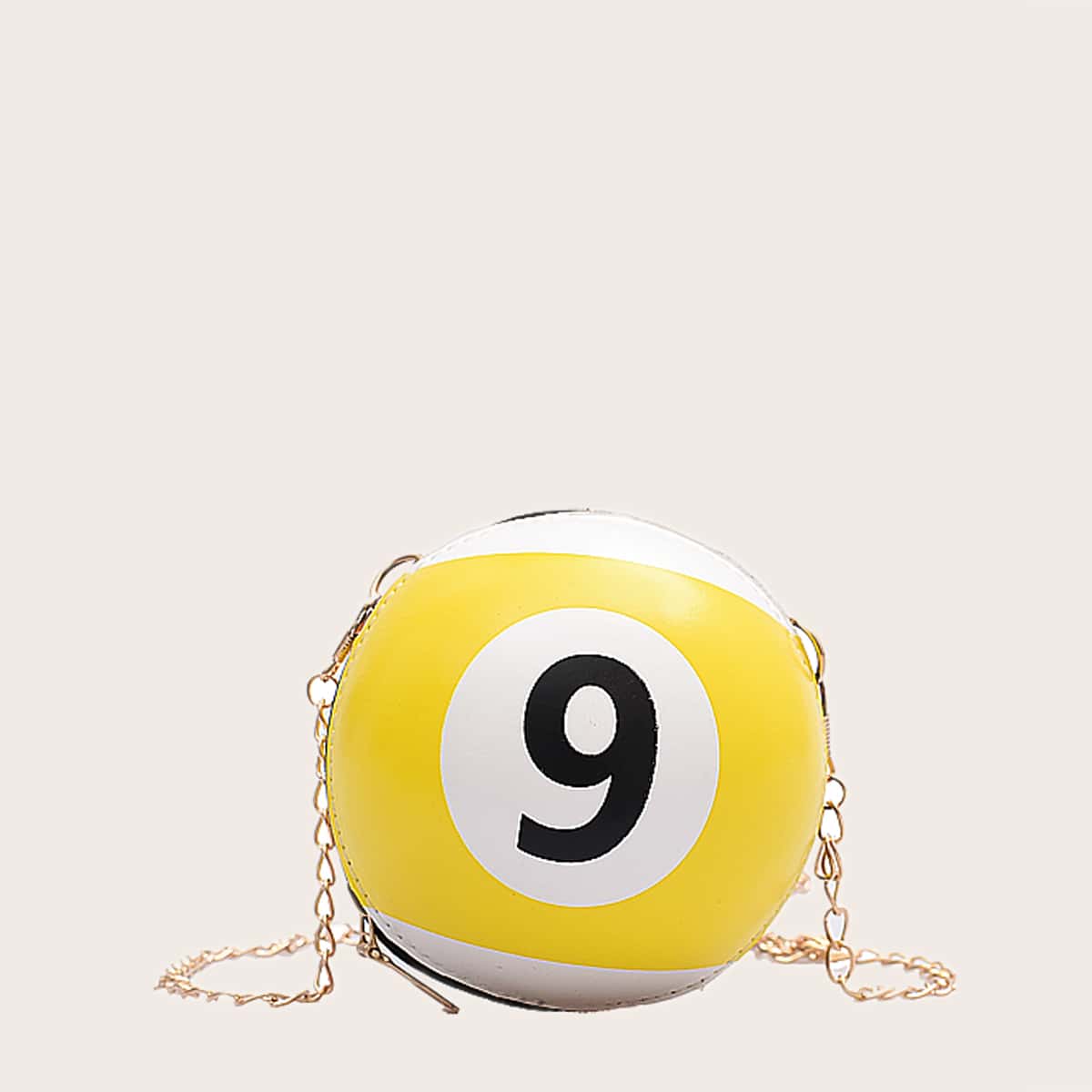 

Mini Billiard Chain Crossbody Bag, Multicolor
