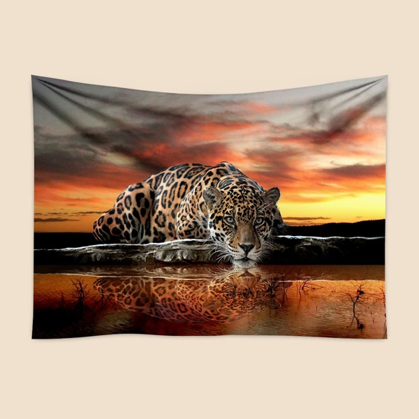 

Leopard Print Tapestry, Multicolor