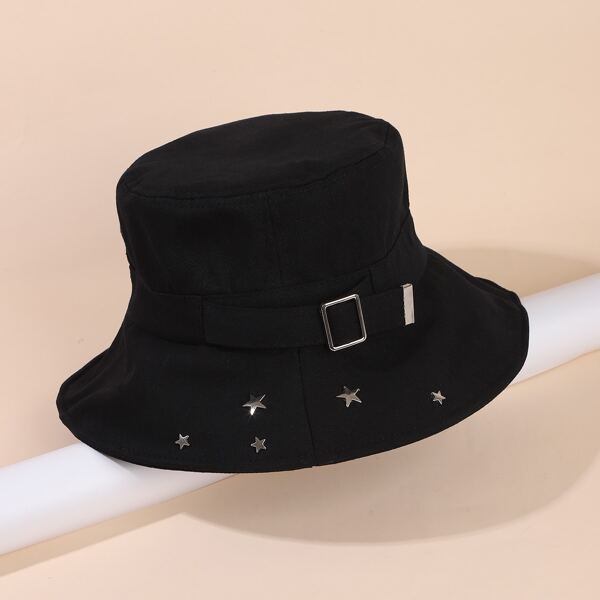 

Star Decor Bucket Hat, Black