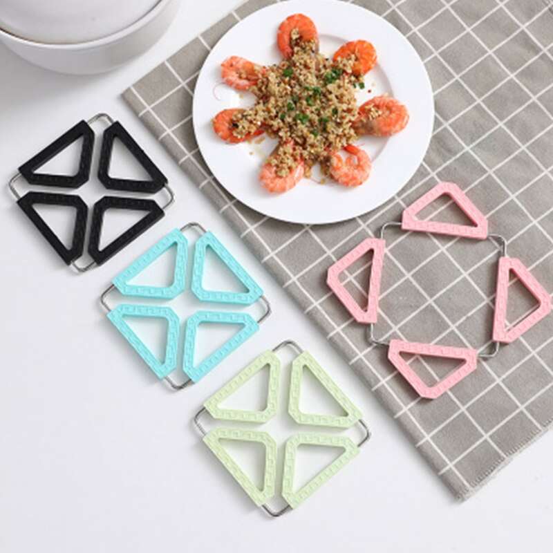 

1pc Random Foldable Insulation Placemat, Multicolor