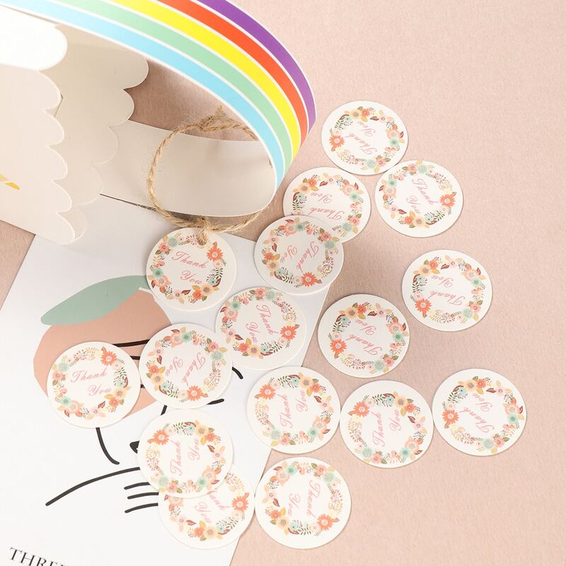

100pcs Slogan Graphic Candy Box Tag, Multicolor