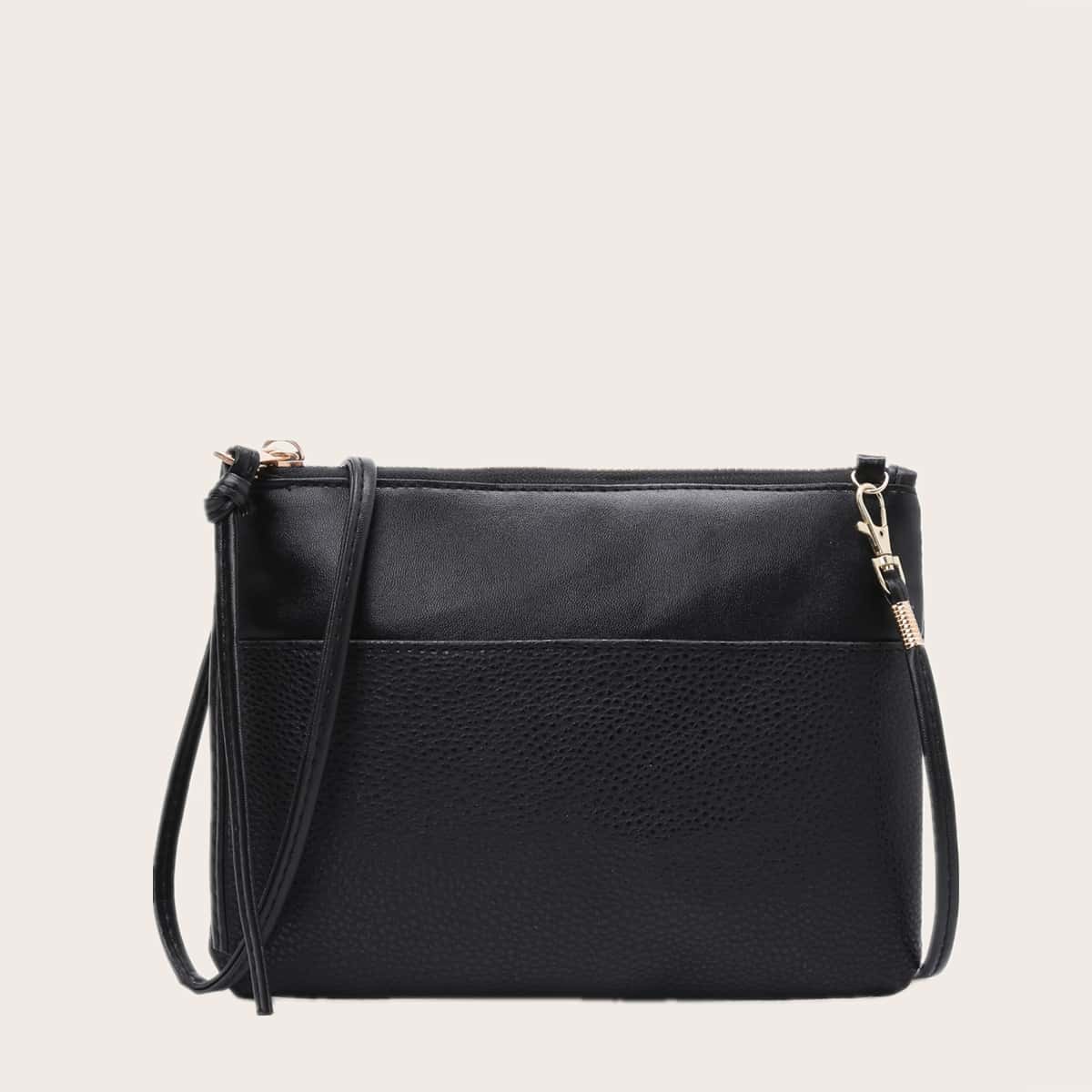 

Minimalist Crossbody Bag, Black