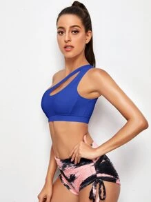 Yoga Sxy 輕度支撐單肩鏤空運動型文胸