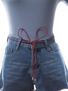 3 piezas cinturón de cuerda trenzado - Multicolor - Ver 3