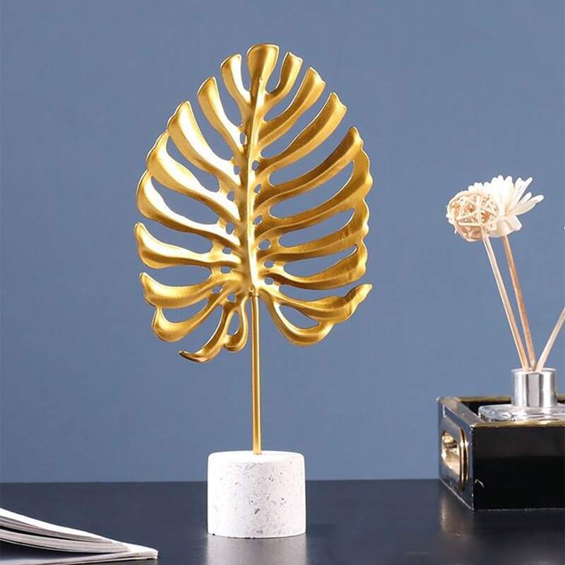 

Turtle Leaf Decorative Object, Gold