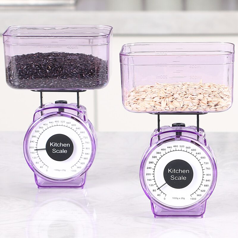 

1pc Kitchen Spring Scale, Purple