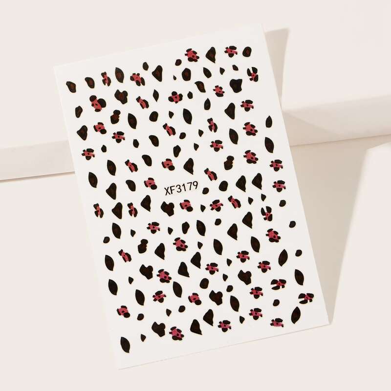 

1sheet Spot Pattern Nail Sticker, Multicolor