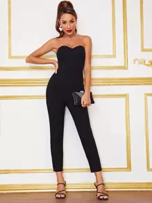 SHEIN جمبسوت انبوب بسستة خلفي