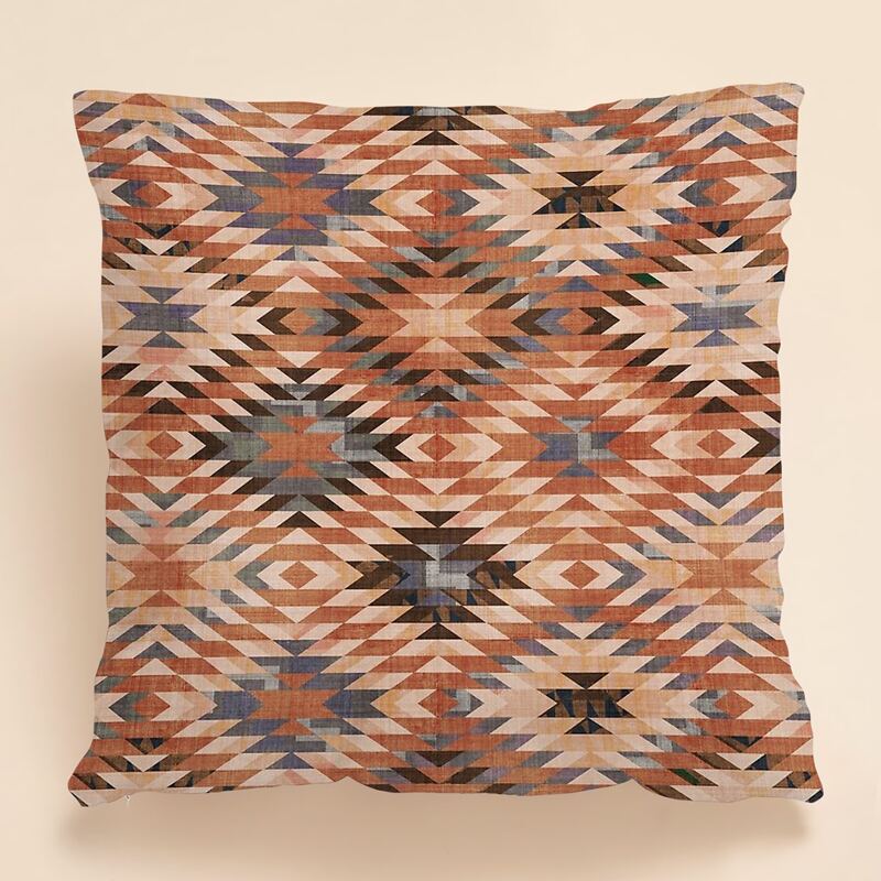 

Geometric Pattern Cushion Cover Without Filler, Multicolor