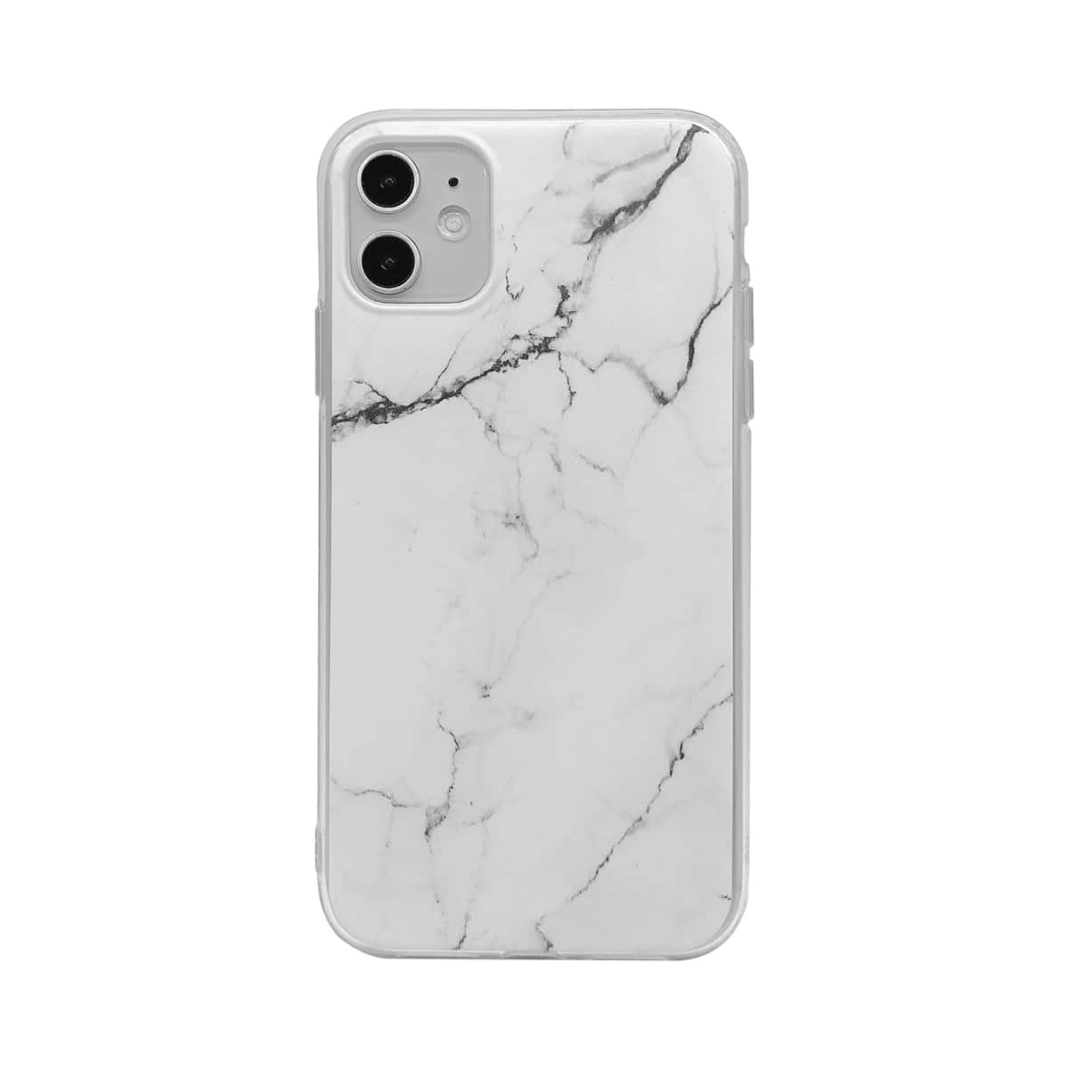 

1pc Marble Pattern iPhone Case, Multicolor