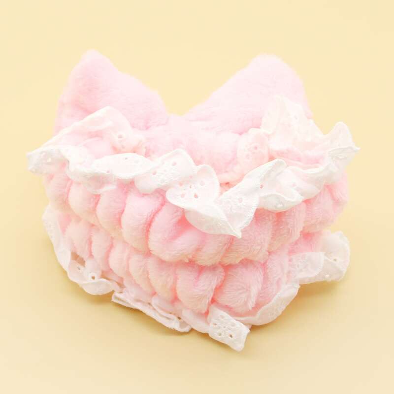 

1pc Lace Bow Bath Headband, Multicolor