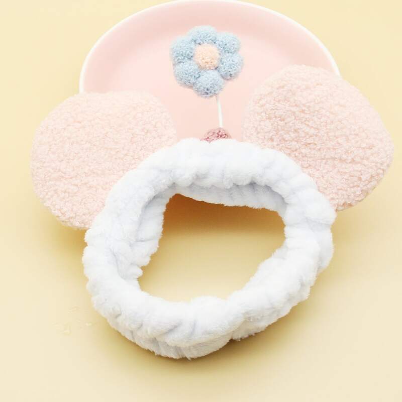 

1pc Floral Bath Headband, Multicolor