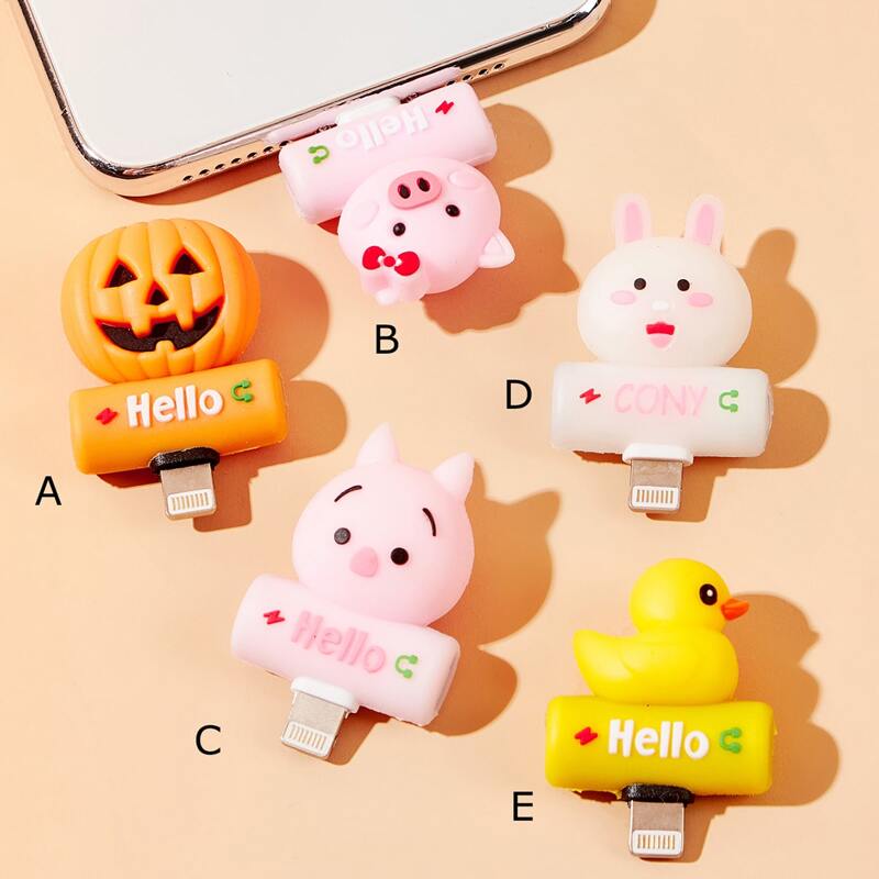 

1pc Halloween Cartoon iPhone Audio Adapter, Multicolor