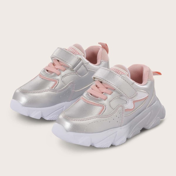 

Toddler Girls Velcro Strap Sneakers, Light grey