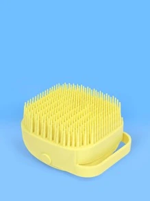 1pc Dog Grooming Bath Brush - Yellow - View 2