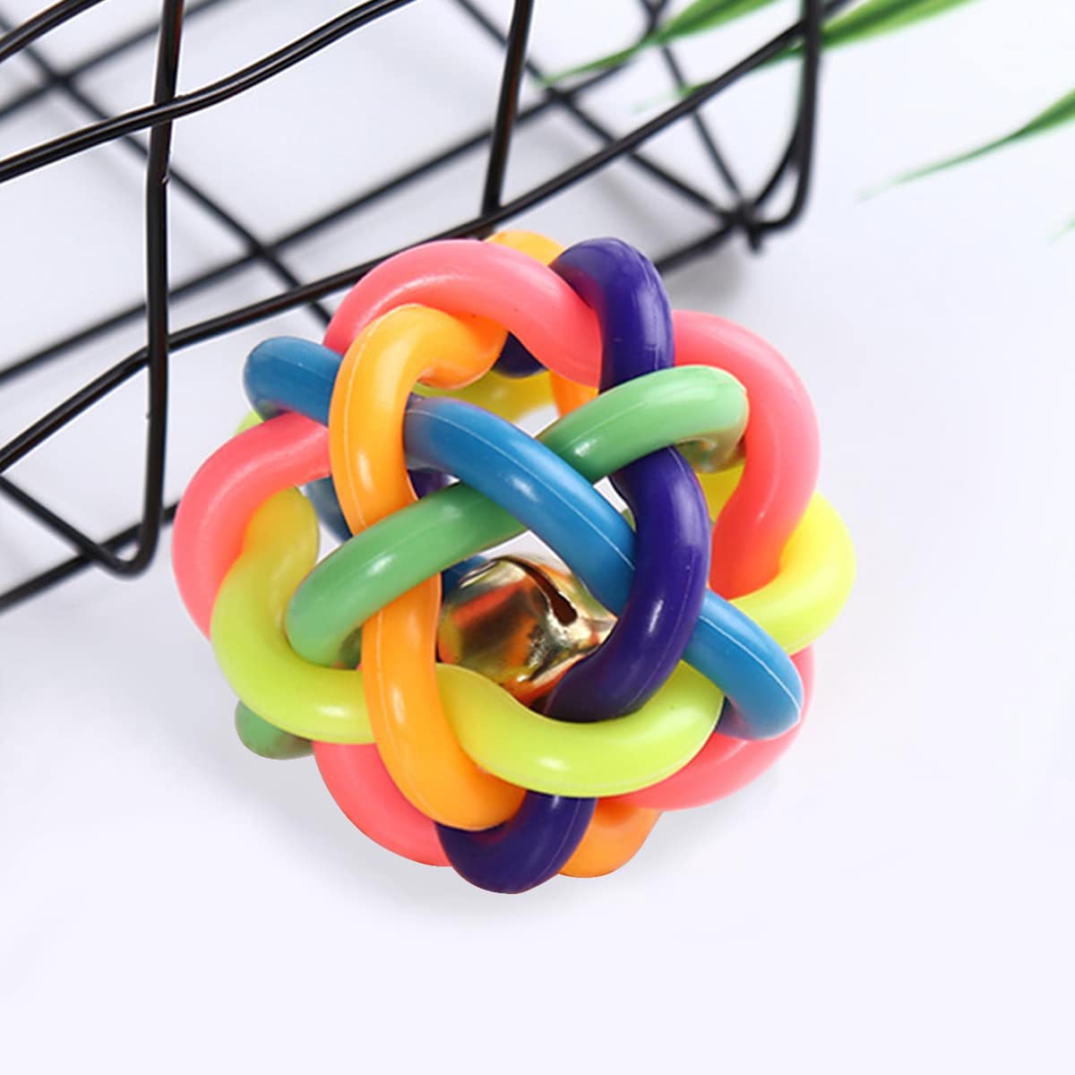 

1pc Colorful Dog Bell Ball, Multicolor