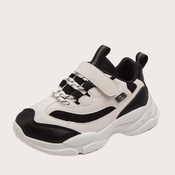 

Girls Velcro Strap Sneakers, Black