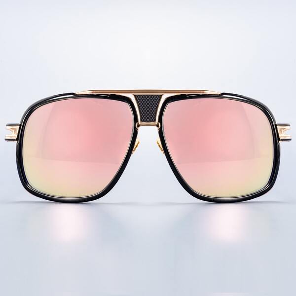 

Top Bar Tinted Lens Sunglasses, Pink