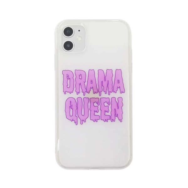 

1pc Letter Graphic iPhone Case, Clear