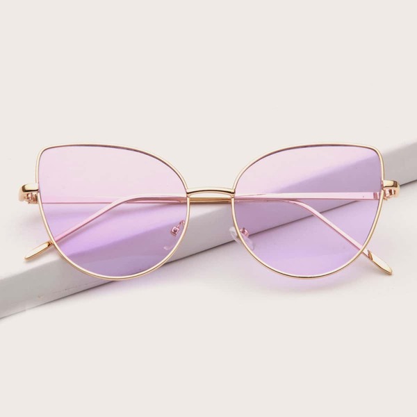 

Metal Frame Sunglasses, Purple
