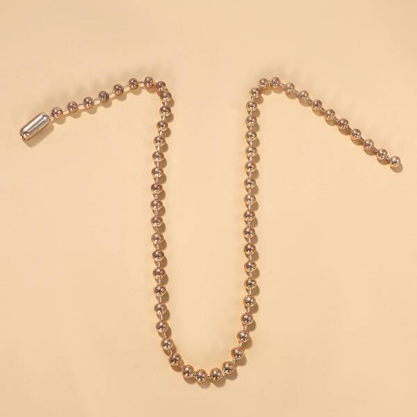 

Round Ball Decor Necklace, Gold