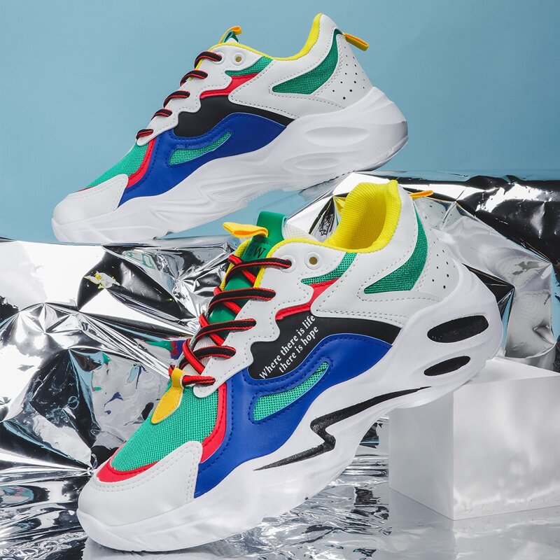 

Guys Color Block Sneakers, Multicolor