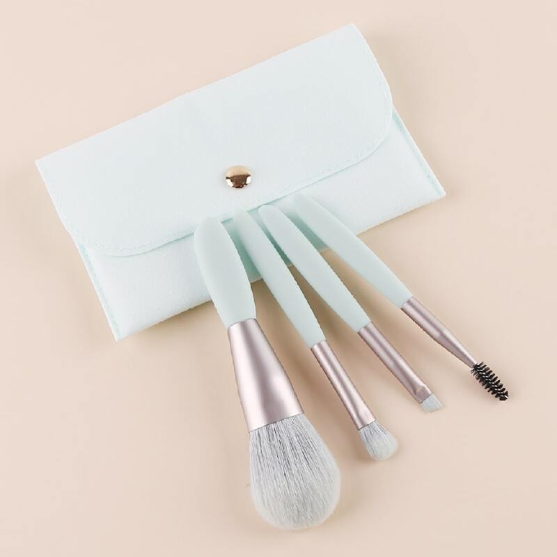 

4pcs Makeup Brush, Green