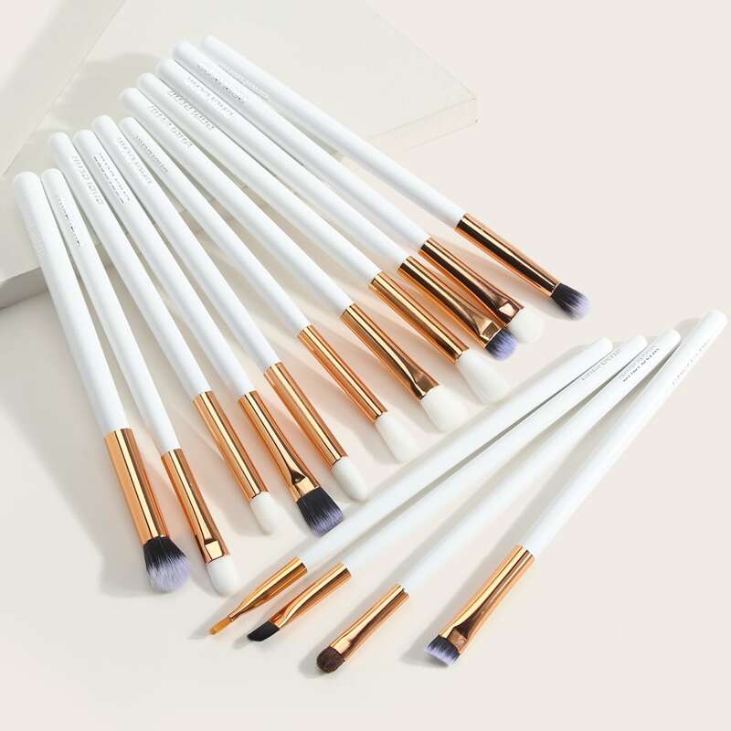 

15pcs Eye Soft Makeup Brush, White