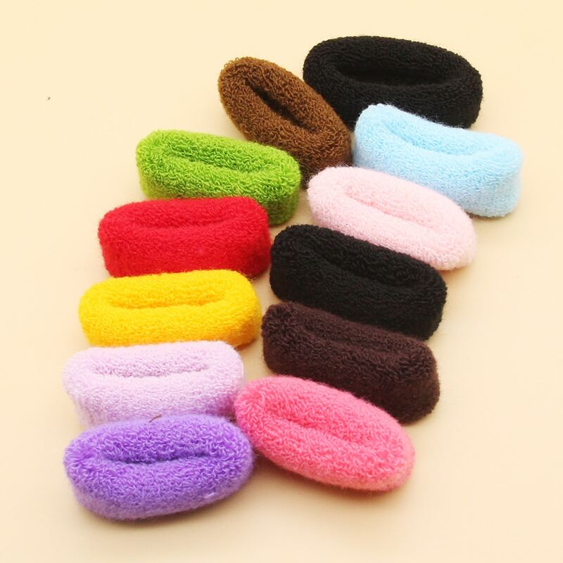 

12pcs Colorful Hair Tie, Multicolor
