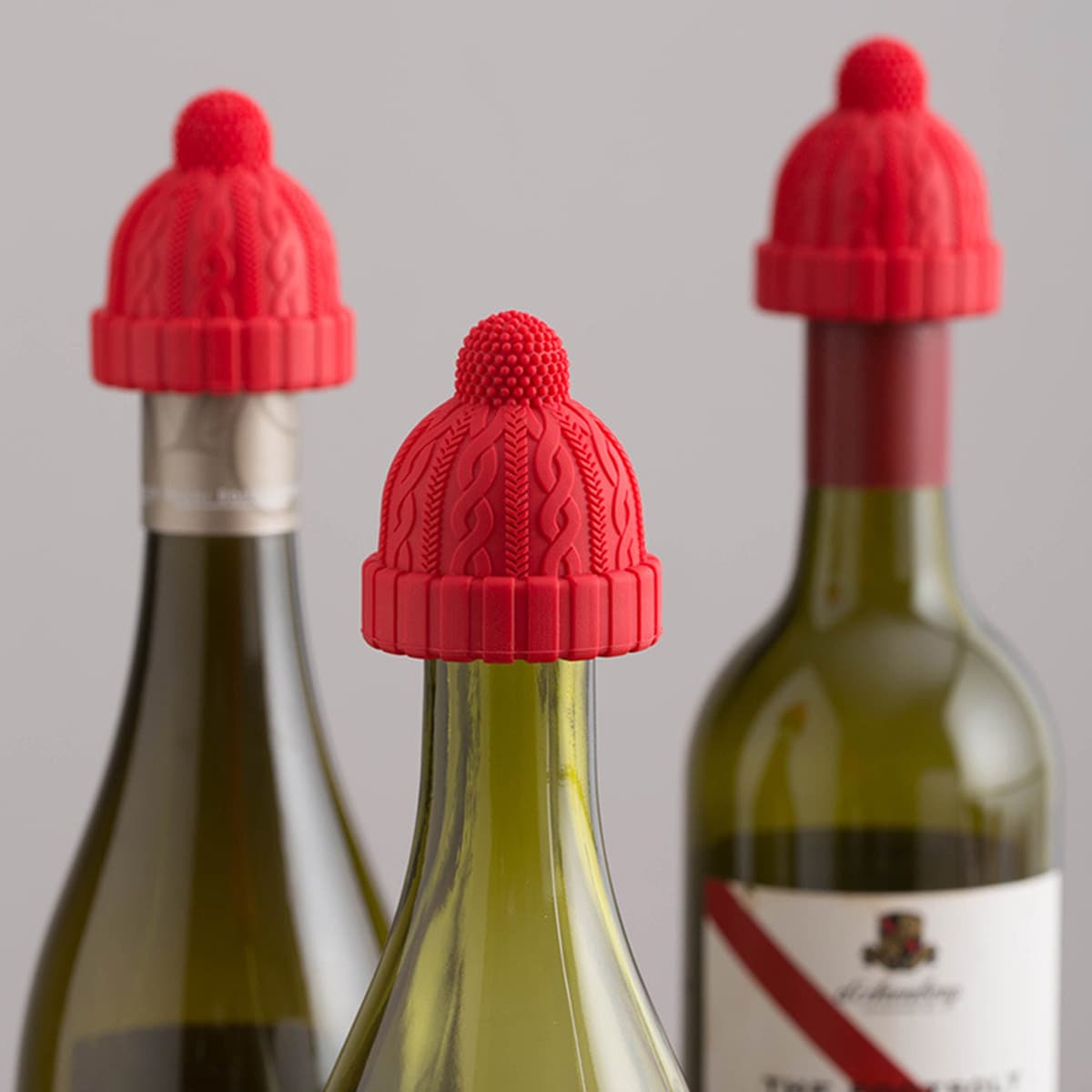 

1pc Hat Shaped Wine Stopper, Red