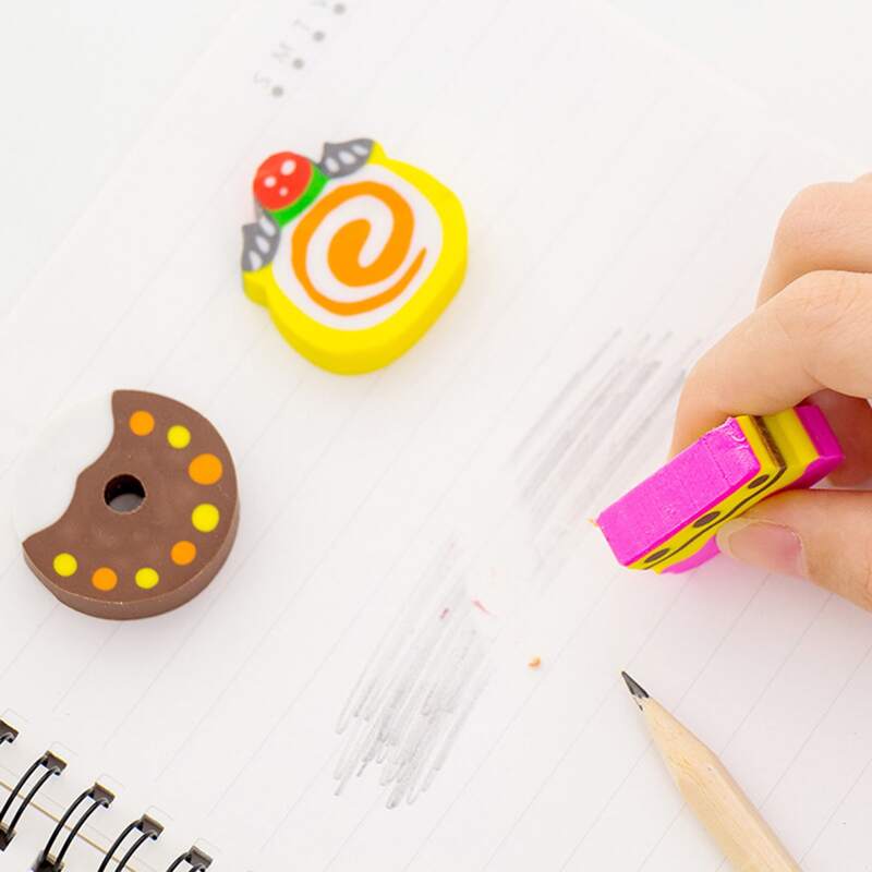 

Random 1box Cake Shaped Eraser, Multicolor