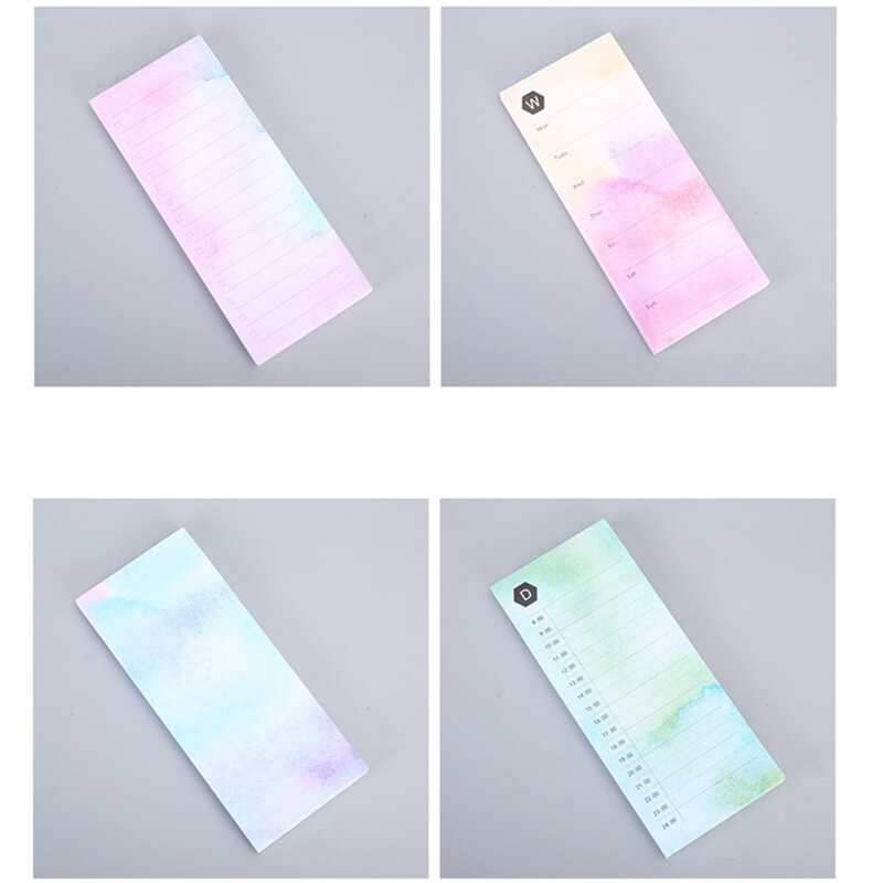 

1pc Random Ombre Memo Pad, Multicolor