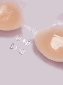 SHEIN 1 par cubierta de pezón de silicona - Albaricoque - Ver 6