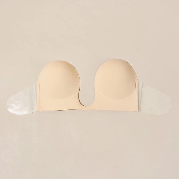 

U Plunging Self Adhesive Bra, Apricot