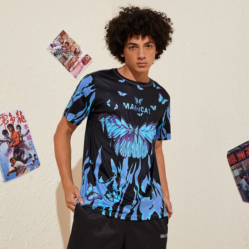 

Guys Butterfly Tee, Black